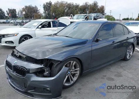 2015 BMW 335I из США, поврежденный, VIN WBA3A9G58FNS65919